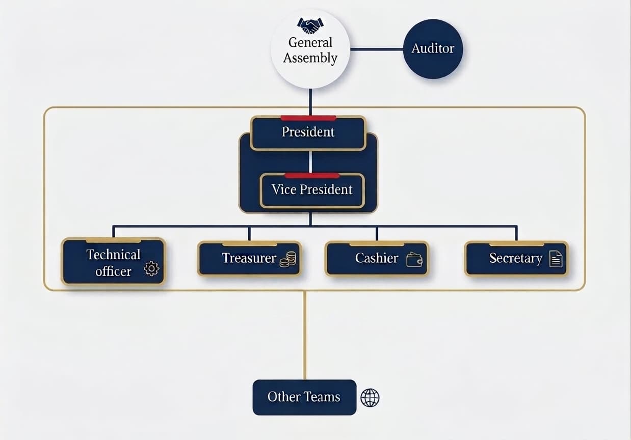 Medical Advancement Association organizational chart